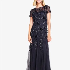Adrianna Papell Hand Beaded Gown